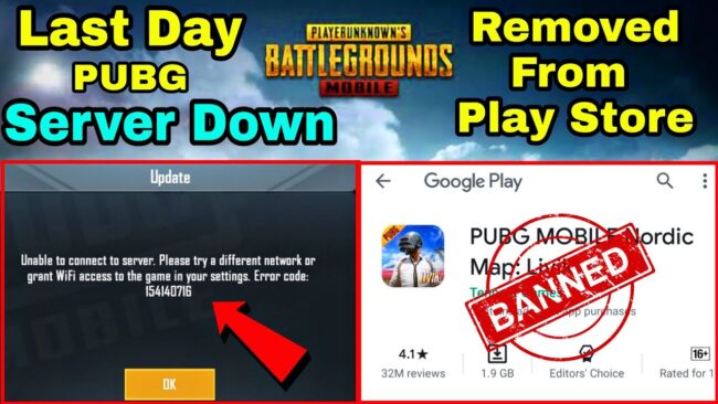 PUBG Mobile Is removed