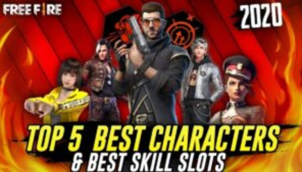 Top 5 Characters in Free fire