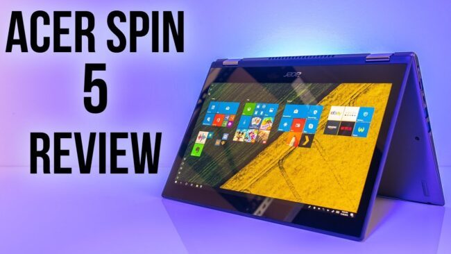 Acer spin 5 laptop