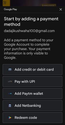 Diamonds purchase payments in Free Fire MAX