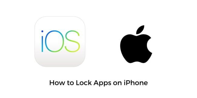 how lock apps on iphone
