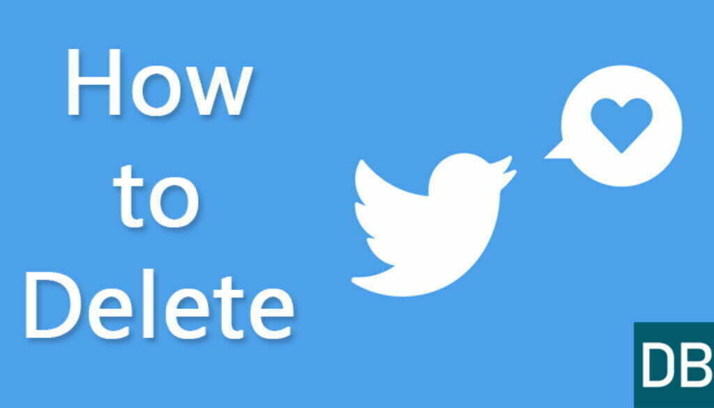 How to delete a Twitter account