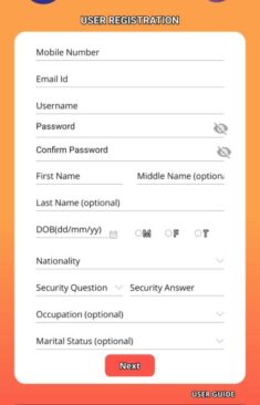 create a new account in irctc