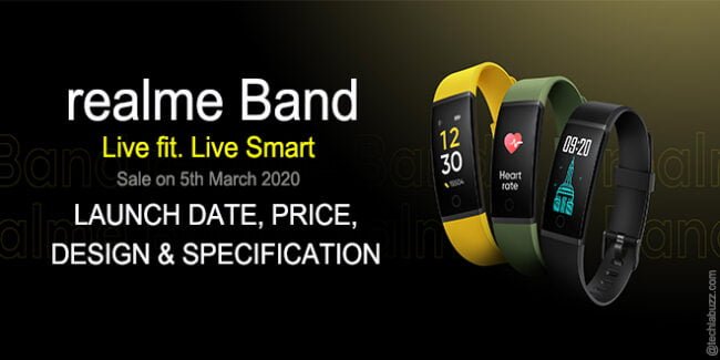 realme smartband price