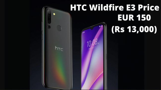 HTC Wildfire E3 Price in India