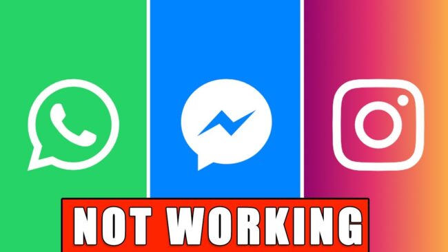 facebook, Whatsapp and Instagram