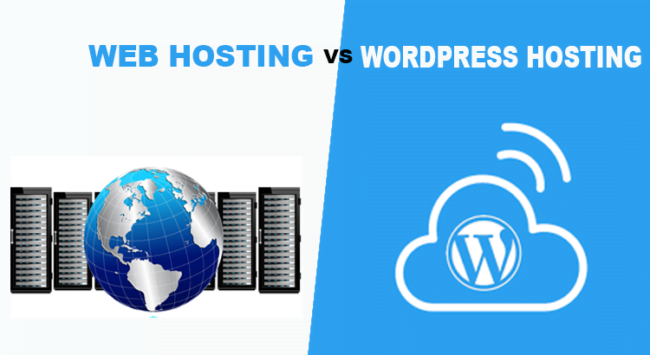 difference between web hosting and WordPress hosting