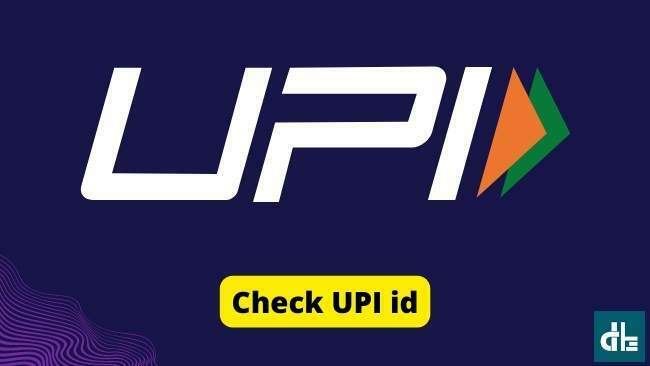 How to check UPI id