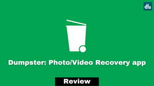 Dumpster photo/video recovery app review