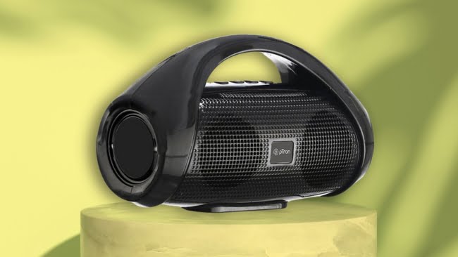 pTron Fusion Go 10W Bluetooth Speaker placed on a table