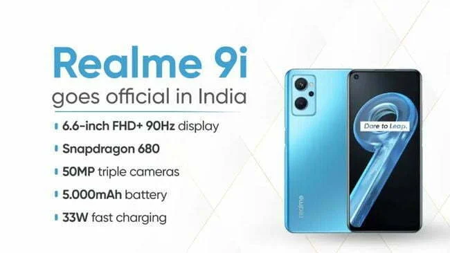 Realme 9i with 90Hz display, triple cameras launched, but Indian buyers  will have to wait