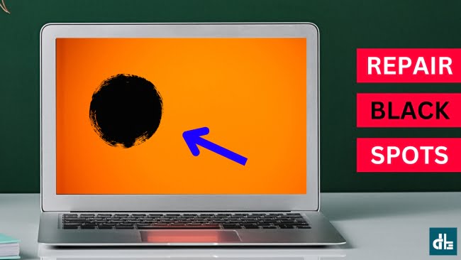 Repair Black spots on Laptop