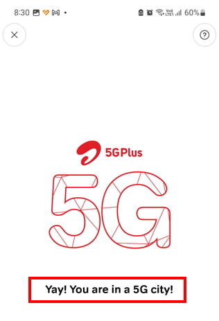 Airtel 5G Coverage check Airtel Thanks app