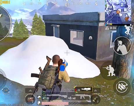 BGMI Ice Gun climb trick