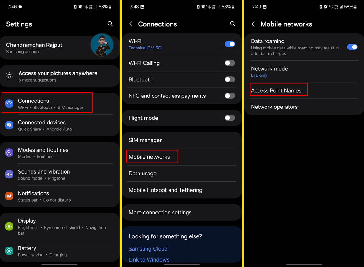Increase Vi 4G Speed using APN Settings on Android